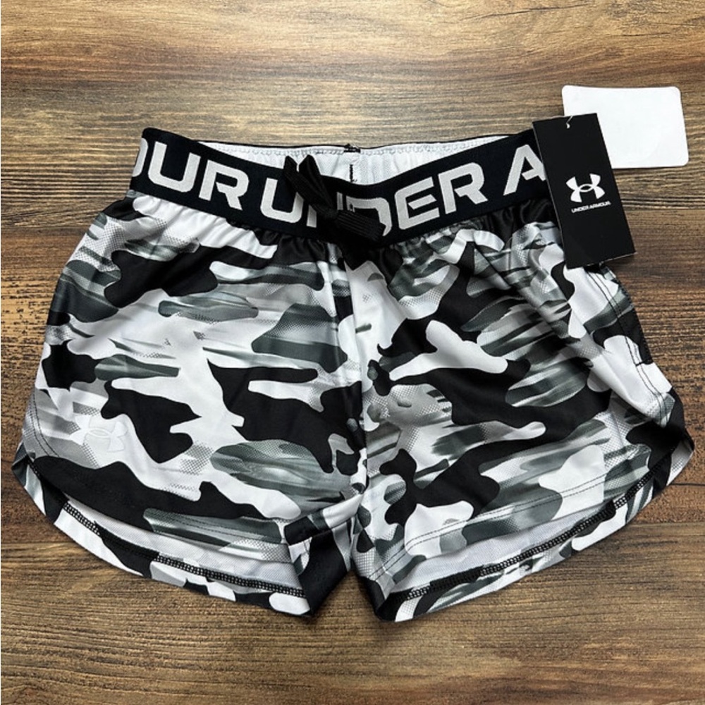 UA Big Girl Camo Shorts